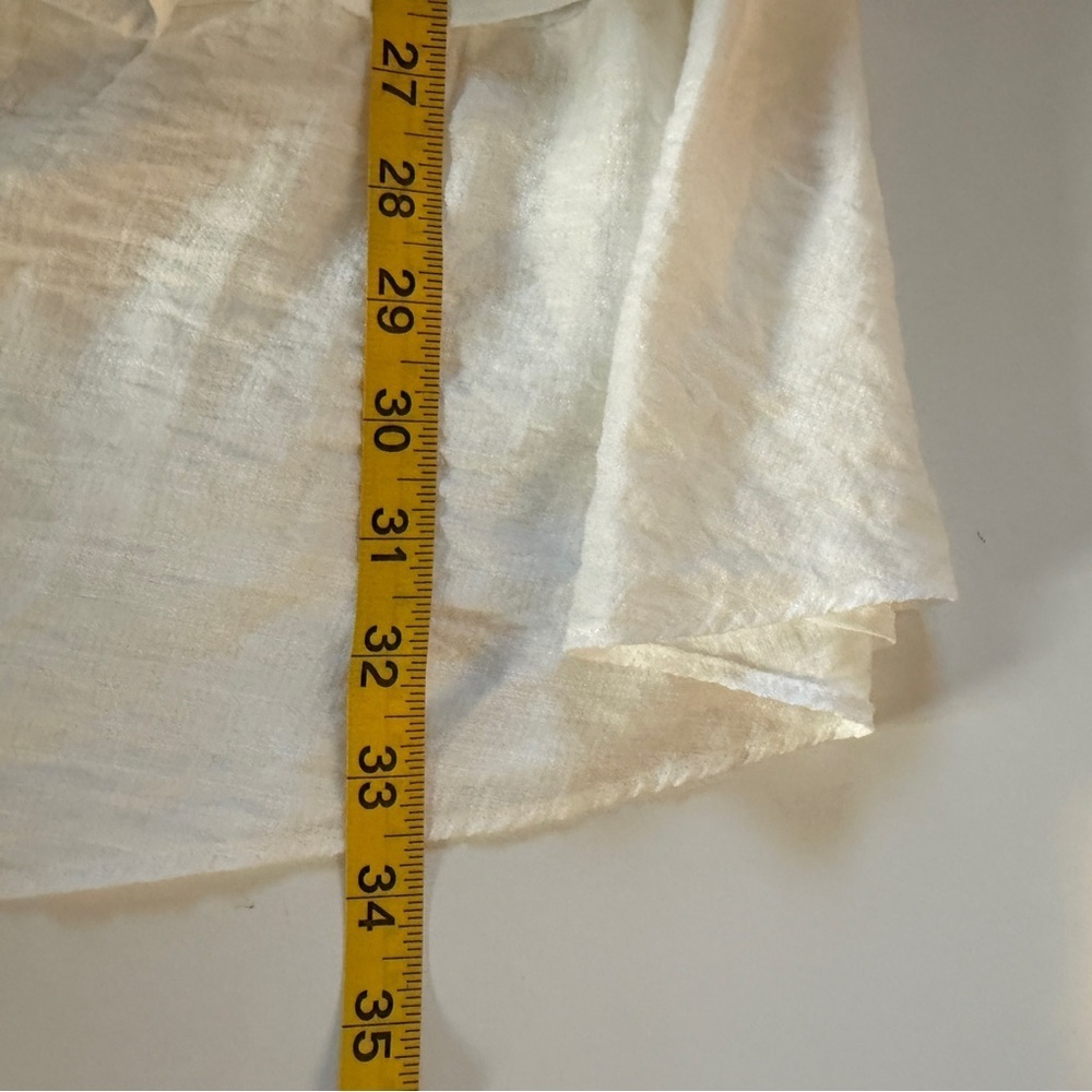 Indikah cutout long sleeved smocked and tiered mini dress medium - Picture 11 of 11